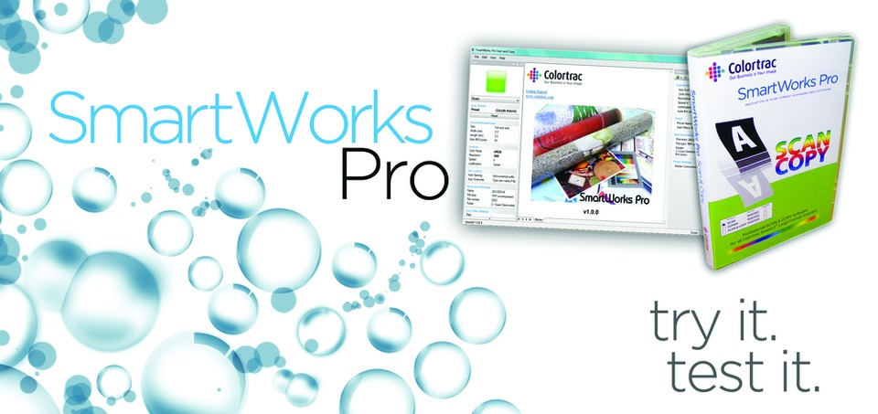 Try pro. Smartworks pro. тест для colortrac. colortrac лого.