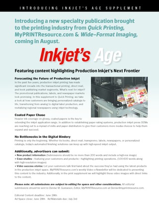 Ink Jet Age Sell Sheet Page1