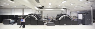 HP T400 Inkjet Web Press Panorama