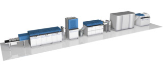 Roll to Cut Stack with DP8 and inline printer 55958a316ec7d