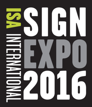 ISA Sign Expo 2016 Green PRINT 56b10b467ea92