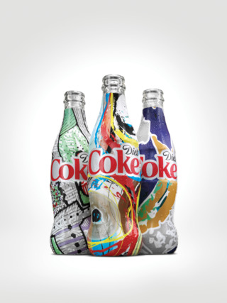 Diet Coke 3 Glass Bottles 56d5cf037e6eb