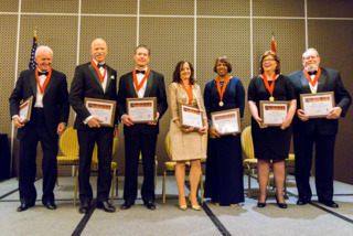WorldPressOnline the ben franklin honor society of printing industries of america pia formally inducted seven industry leaders at its awards ceremony on friday november 18 at the pia fall administrative meetings in kansas city mo 583611d3dc9e3