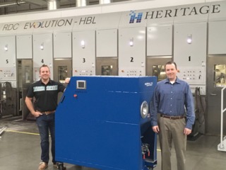Peter Mulheran of Eaglewood Tech and Chris Jones from Heritage Paper 5859a32c7f79e
