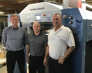 Koenig & Bauer Rapida 105 41-inch six-color sheetfed press plus coater