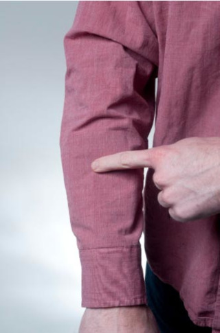 Touchpad On Shirt Sleeve,External View