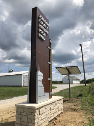 201911Rr Signs Image First Faux Corten Steel Monument Sign Solar Illumination